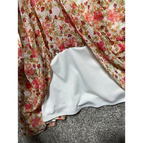 NWT TAYLOR Womens Sz 22W Floral Sleeveless Elastic Waist Lined Maxi Dress - Picture 8 of 10